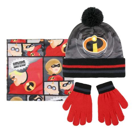 Incredilbles Bobble Hat Chimney Scarf & Gloves Set £12.99